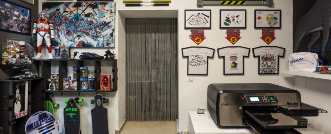 Graffiti Shirts drucken in Berlin – DTG-Druck Setup bei LEGACYBLN