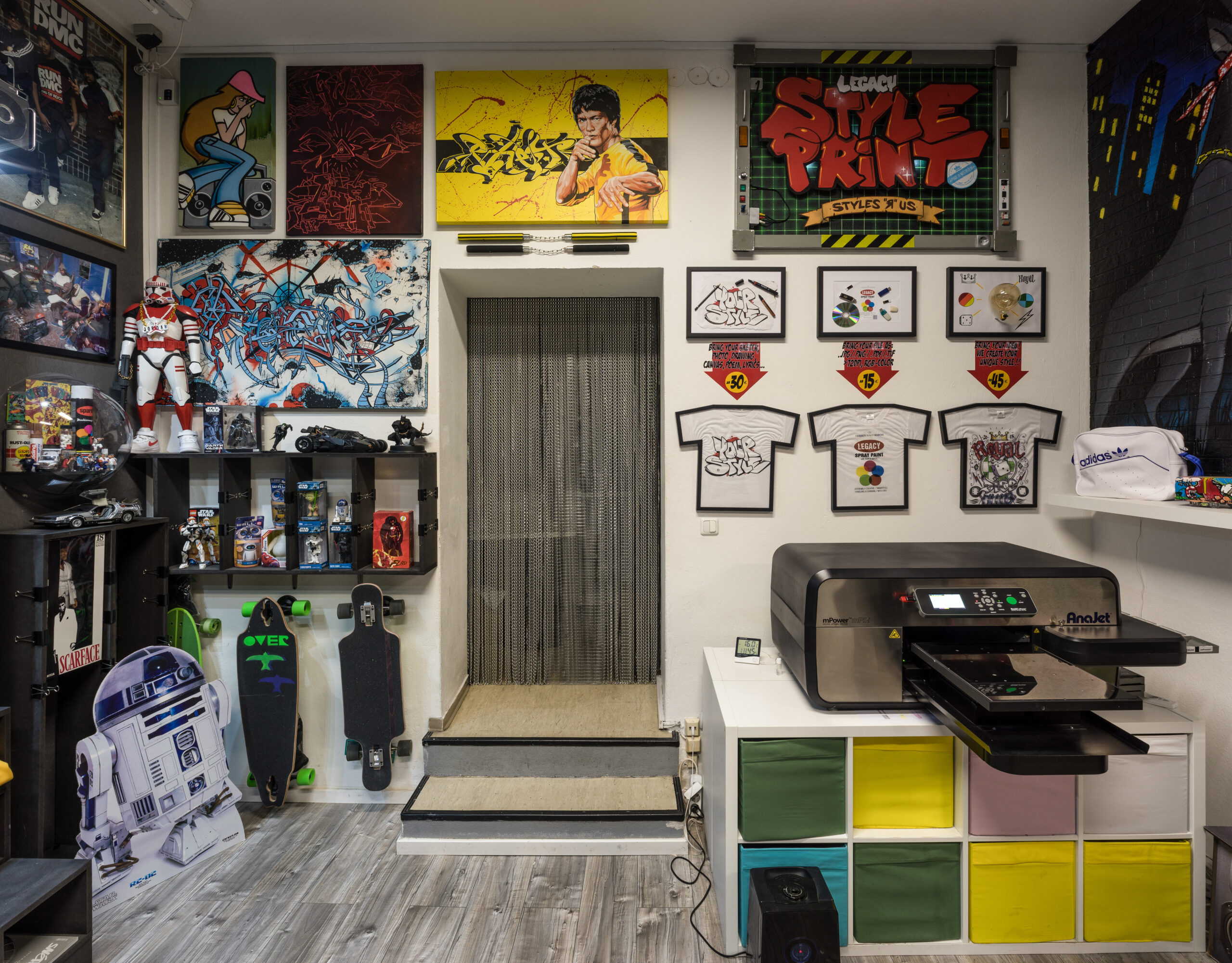 Graffiti Shirts drucken in Berlin – DTG-Druck Setup bei LEGACYBLN